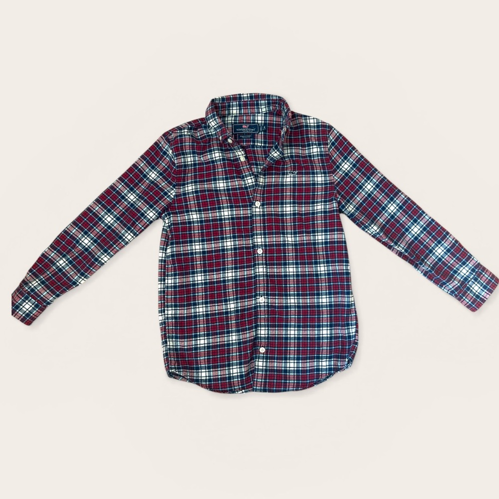 Vineyard Vines Plaid Whale Shirt